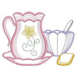 Vintage Tea Time 2 07(Sm) machine embroidery designs