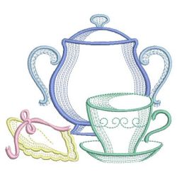 Vintage Tea Time 2 09(Lg) machine embroidery designs