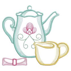 Vintage Tea Time 2 10(Md) machine embroidery designs