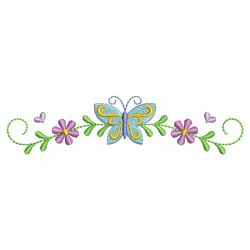 Heirloom Colorful Butterfly 3 01 machine embroidery designs