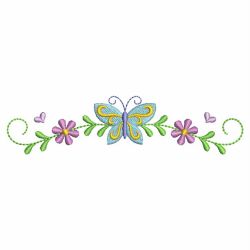 Heirloom Colorful Butterfly 3 01 machine embroidery designs