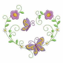 Heirloom Colorful Butterfly 3 06 machine embroidery designs