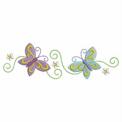 Heirloom Colorful Butterfly 3 07 machine embroidery designs