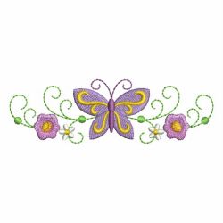 Heirloom Colorful Butterfly 3 09 machine embroidery designs