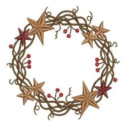 Primitive Wreath 02 machine embroidery designs