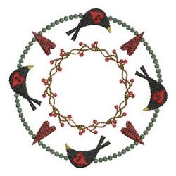 Primitive Wreath 08 machine embroidery designs