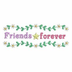 Friends Forever 04 machine embroidery designs