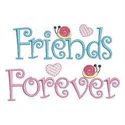 Friends Forever 07 machine embroidery designs