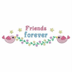 Friends Forever 09 machine embroidery designs