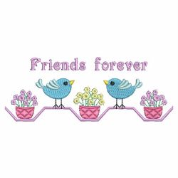 Friends Forever 10 machine embroidery designs