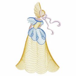 Rippled Sunbonnets 01(Lg) machine embroidery designs