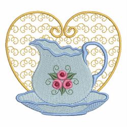 Tea Time 05 machine embroidery designs