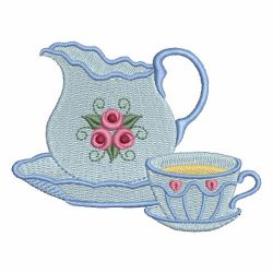 Tea Time 06 machine embroidery designs