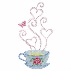 Tea Time 09 machine embroidery designs