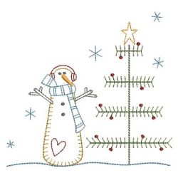 Vintage Folk Art Snowman 03(Sm)