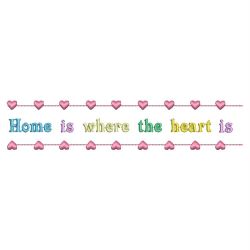 Home Is Where The Heart Is 02 machine embroidery designs