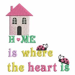 Home Is Where The Heart Is 03 machine embroidery designs