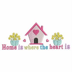Home Is Where The Heart Is 05 machine embroidery designs