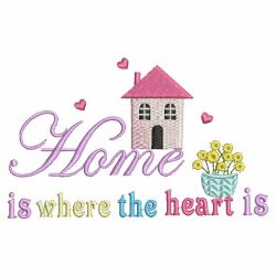Home Is Where The Heart Is 06 machine embroidery designs