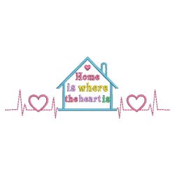 Home Is Where The Heart Is 07 machine embroidery designs