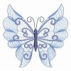 Rippled Colorful Butterfly 05