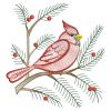 Rippled Christmas Cardinal 02(Md)