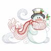 Rippled Winter Snowman(Lg)