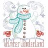 Rippled Winter Snowman 03(Sm)