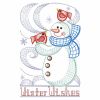 Rippled Winter Snowman 05(Sm)