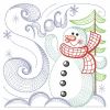 Rippled Winter Snowman 10(Md)