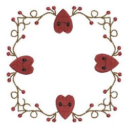 Primitive Sweet Hearts 04 machine embroidery designs
