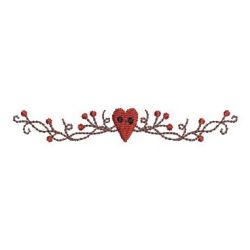 Primitive Sweet Hearts 09 machine embroidery designs