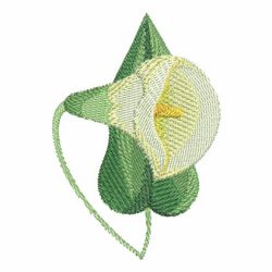 Watercolor Calla Lily 03(Md) machine embroidery designs