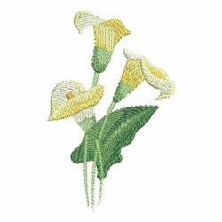 Watercolor Calla Lily 04(Sm) machine embroidery designs