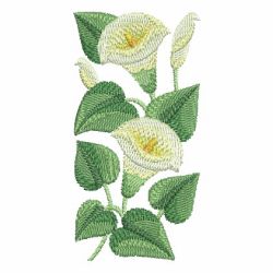 Watercolor Calla Lily 07(Md) machine embroidery designs