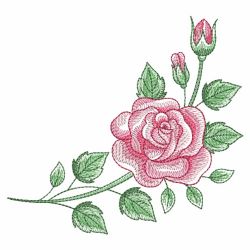 Sketched Roses 04 machine embroidery designs