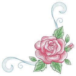 Sketched Roses 05 machine embroidery designs