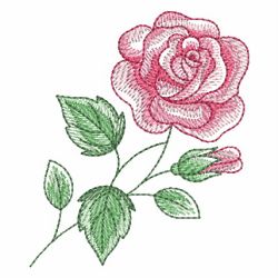 Sketched Roses 06 machine embroidery designs