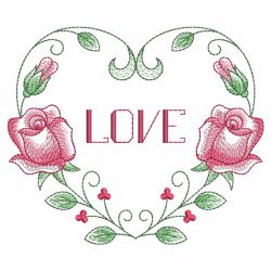 Sketched Roses 10 machine embroidery designs