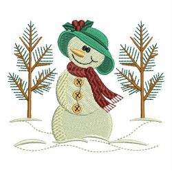 Spirit Of Snowman 02 machine embroidery designs