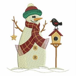 Spirit Of Snowman 06 machine embroidery designs