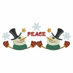 Spirit Of Snowman 09 machine embroidery designs