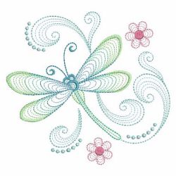 Rippled Dragonfly 01(Sm) machine embroidery designs