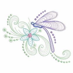 Rippled Dragonfly 07(Lg) machine embroidery designs