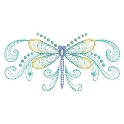 Rippled Dragonfly 09(Md) machine embroidery designs