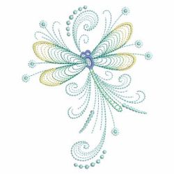 Rippled Dragonfly 10(Md) machine embroidery designs