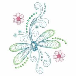 Rippled Dragonfly 11(Md) machine embroidery designs