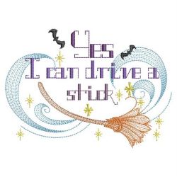 Yes I Can Drive A Stick 10(Lg) machine embroidery designs