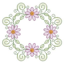 Rippled Flower Quilt 02(Lg) machine embroidery designs