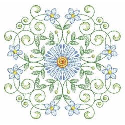 Rippled Flower Quilt 03(Md) machine embroidery designs